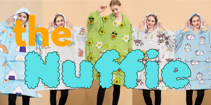 The Nuffie – Draagbare Deken met Capuchon (Limited Edition Prints)