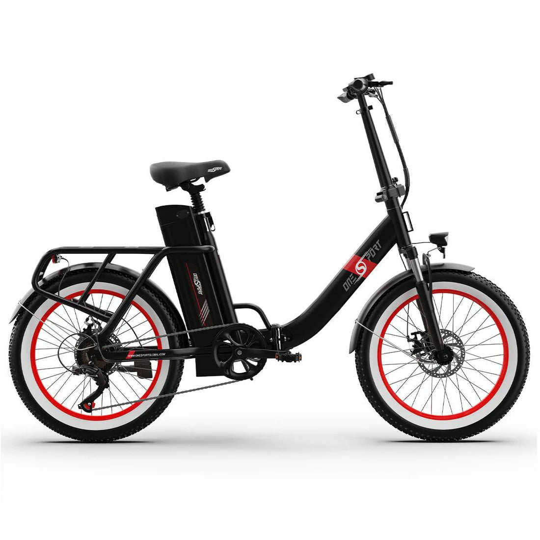 ONESPORT OT16-2 – Compacte E-bike met Retro Design en Moderne Functionaliteit