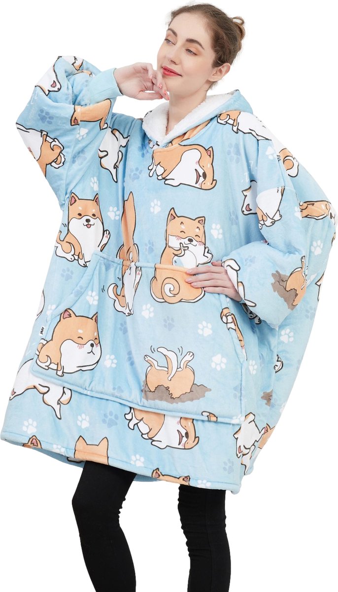 The Nuffie – Draagbare Deken met Capuchon (Limited Edition Prints)