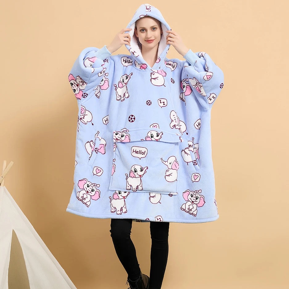 The Nuffie – Draagbare Deken met Capuchon (Limited Edition Prints)