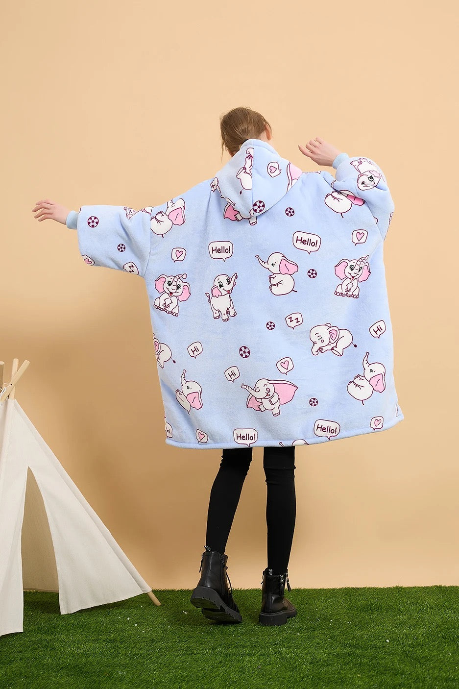 The Nuffie – Draagbare Deken met Capuchon (Limited Edition Prints)