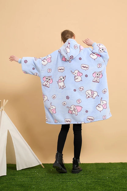 The Nuffie – Draagbare Deken met Capuchon (Limited Edition Prints)