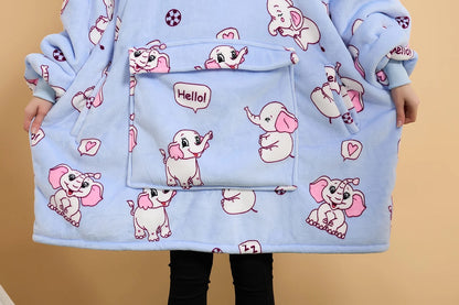 The Nuffie – Draagbare Deken met Capuchon (Limited Edition Prints)