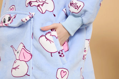 The Nuffie – Draagbare Deken met Capuchon (Limited Edition Prints)